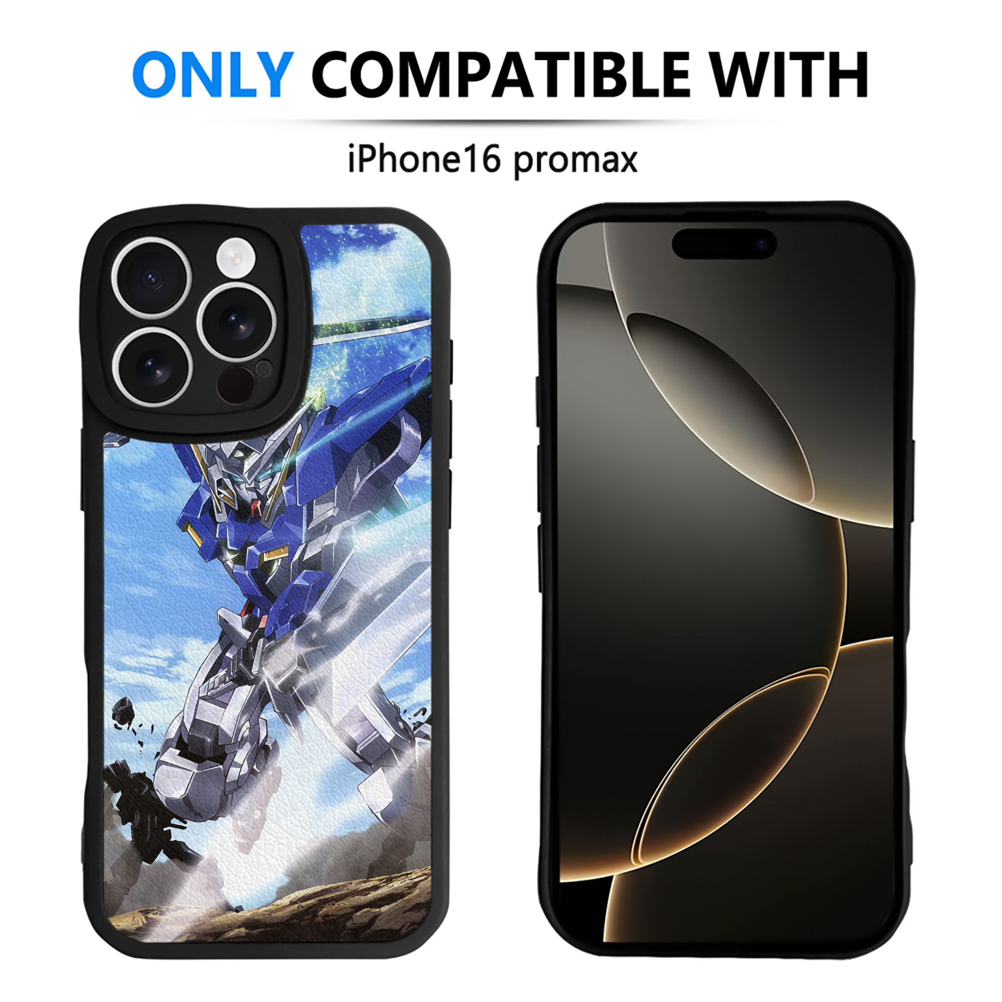 （画像用） 機動戦士ガンダム Mobile Suit Gundam 【iPhone 16シリーズ対応】シリコンスマホケース（レザー調） 材質：シリコン